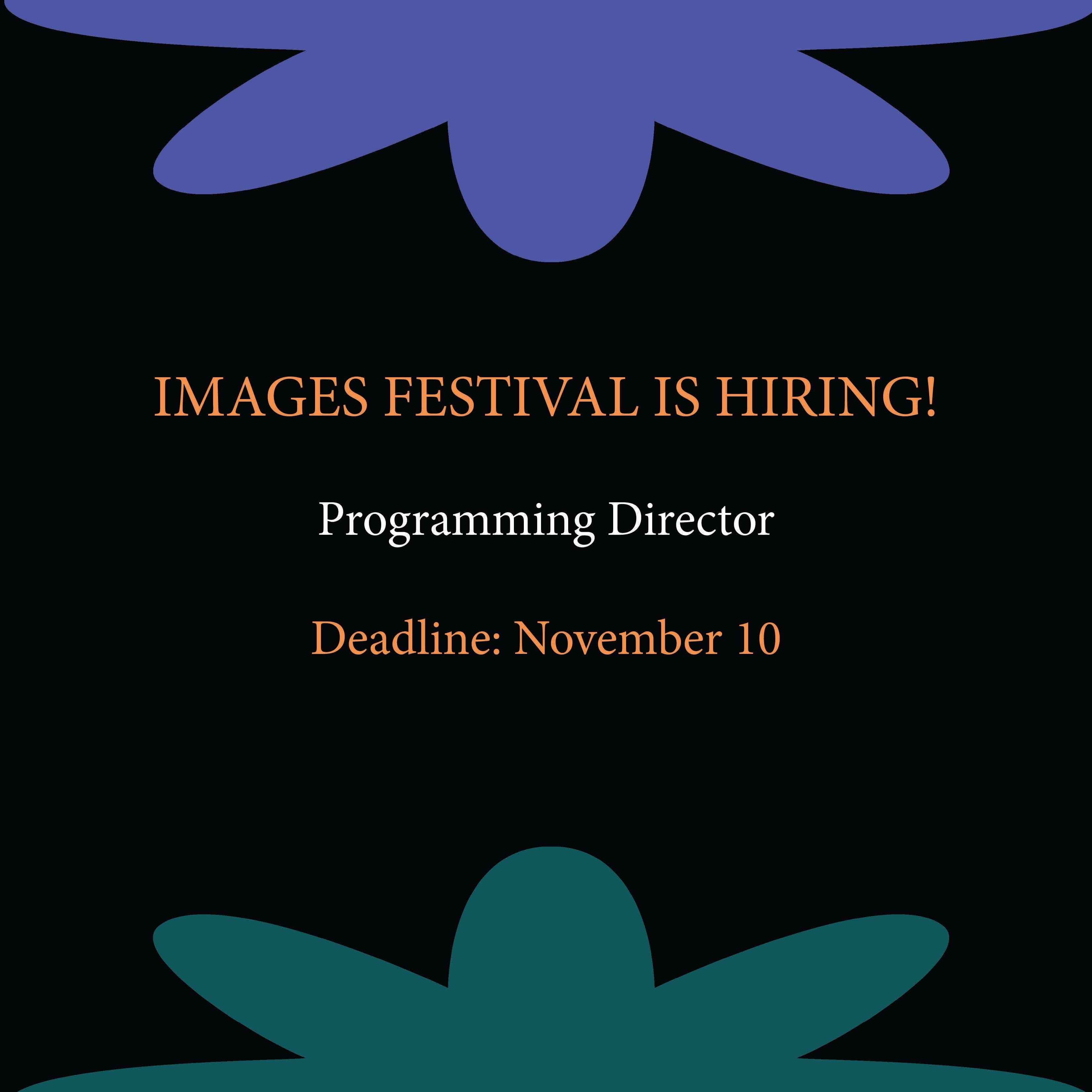IMAGES FESTIVAL IS HIRING A PROGRAMMING DIRECTOR