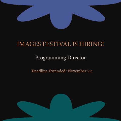 IMAGES FESTIVAL IS HIRING A PROGRAMMING DIRECTOR